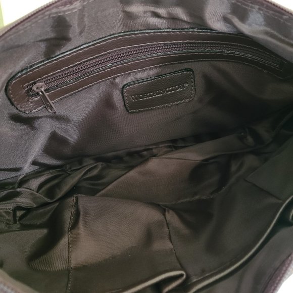 Worthington Dark Brown Genuine Leather Purse / Shoulder Bag - Picture 4 of 5